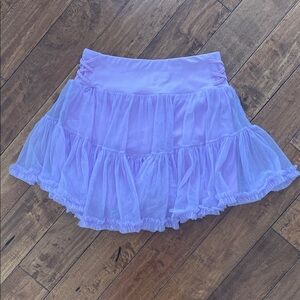 Elegant Lavender Tulle Skirt